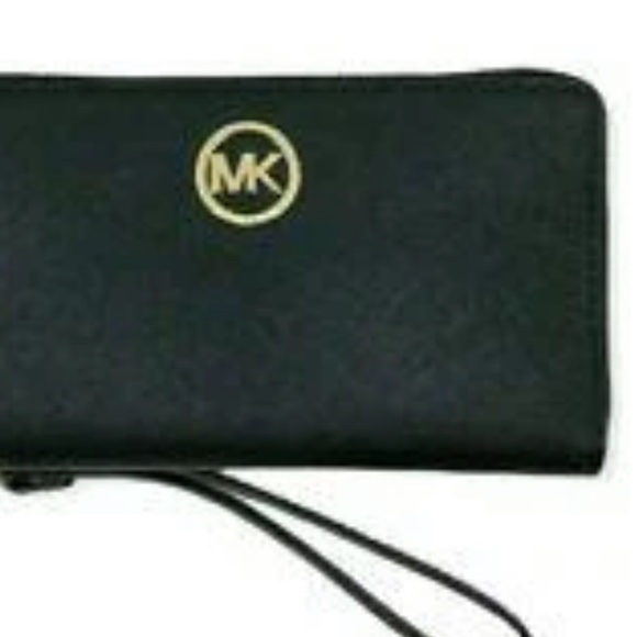 Michael Kors Fulton Lg Flat Phone Case Wristlet - Picture 5 of 16